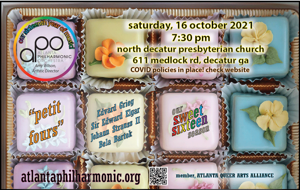 APO Concert Oct 16th 2021 at 7:30pm at North Decatur Presbyterian Church